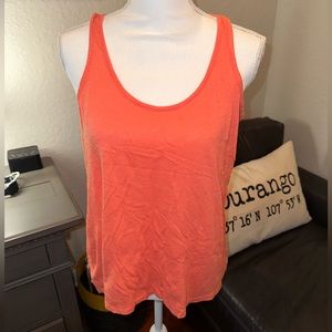 P.J. Salvage Tank Top, Coral in Color. Size Medium. Can be Worn Casually Too